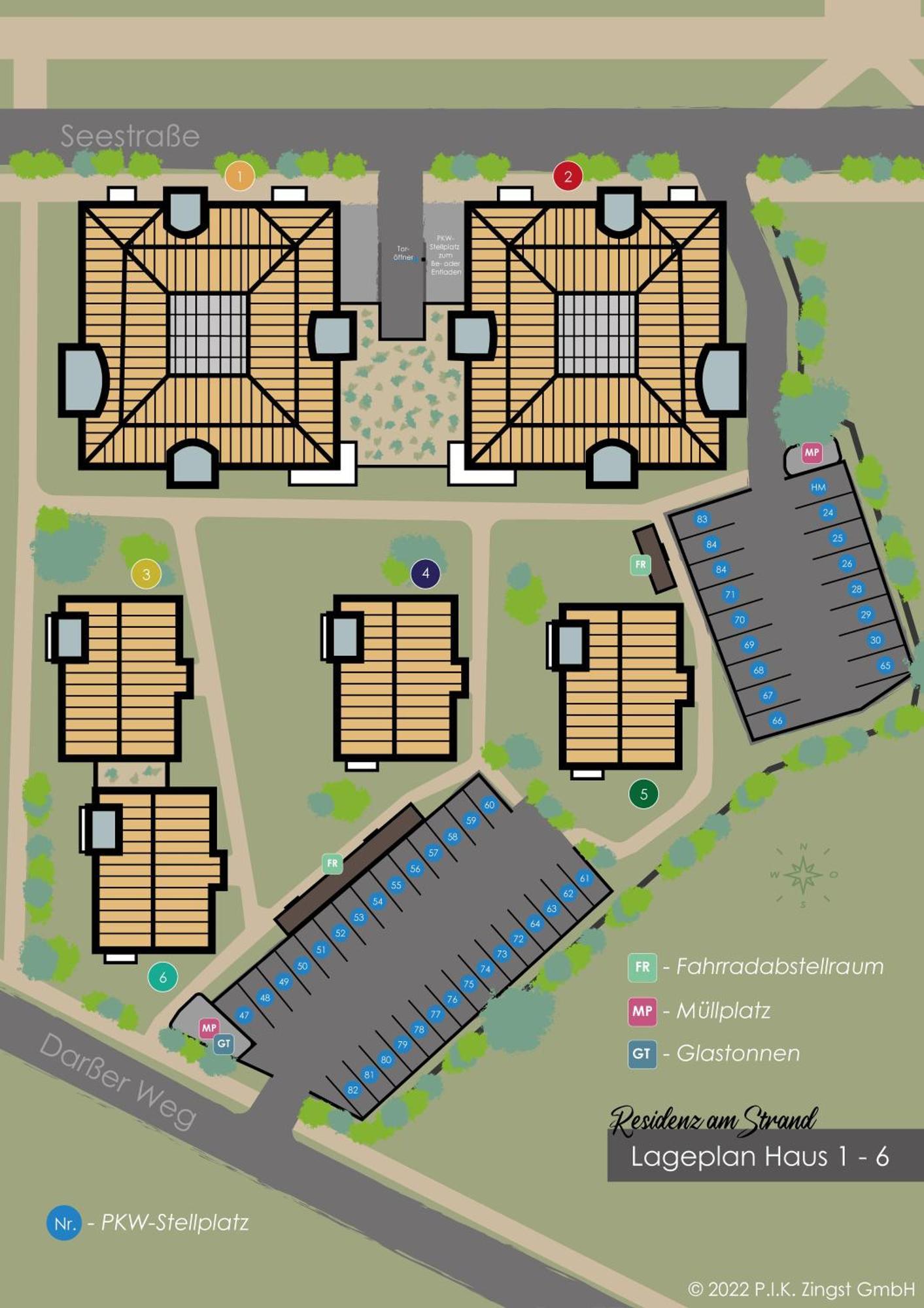 Residenz Am Strand Wohnung 2-36 Zingst Bagian luar foto